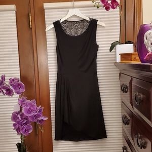 COPY - BCBGMaxAzria Draped and Lace Back Dress